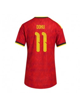 Ženski Nogometna dresi replika Belgija Jeremy Doku #11 Domači SP 2026 Kratek rokav